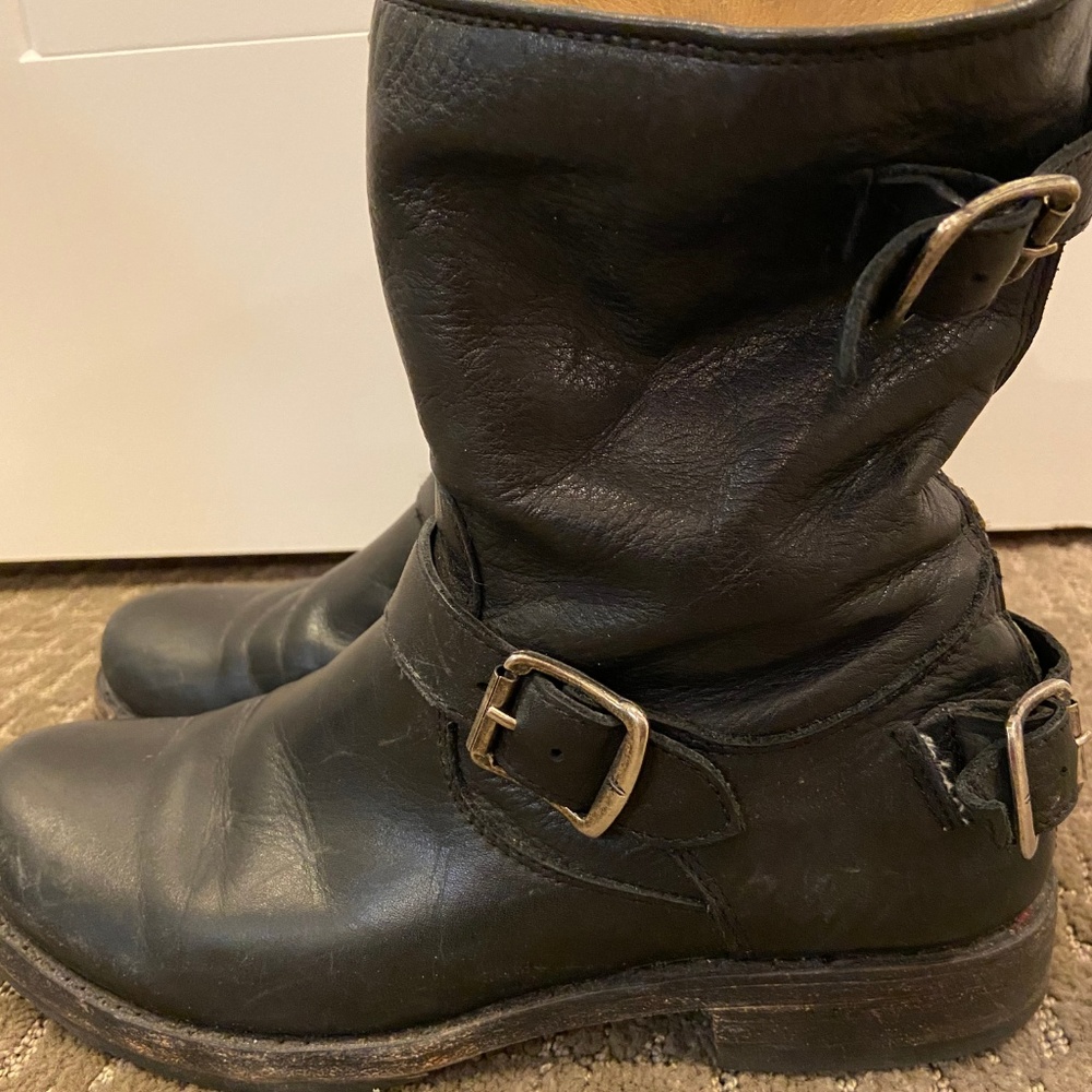 Frye Moto Boots